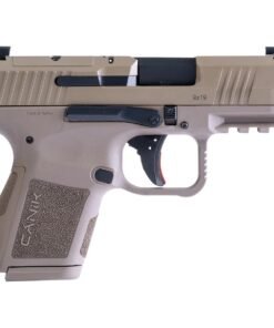 Canik MC9 9mm Luger 3.18in FDE Cerakote Pistol – 12+1 Rounds