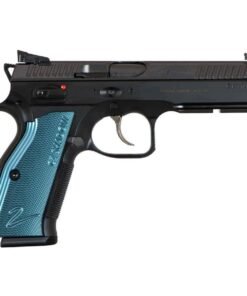 CZ Shadow 2 9mm Luger 4.9in Black Nitride Blue Aluminum Semi Automatic Pistol – 17+1 Rounds