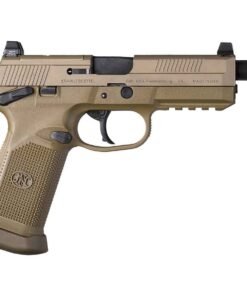 FN FNX-45 Tactical 45 Auto (ACP) 5.3in Flat Dark Earth Pistol – 10+1 Rounds