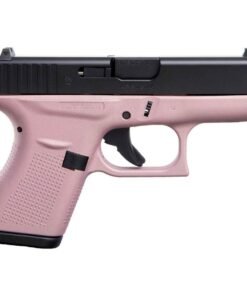 Glock 42 Pink 380 Auto (ACP) 3.26in Elite Black Pistol – 6+1 Rounds