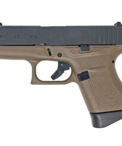Glock 43 9mm Luger 3.41in FDE Pistol – 6+1 Rounds