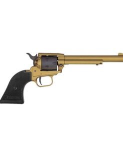 Heritage Rough Rider Small Bore 22 Long Rifle 6.5in Gold Cerakote Revolver – 6 Rounds