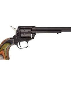 Heritage Rough Rider Small Bore Laminate Camo Grip 22 Long Rifle 6.5in Black Revolver – 6 Rounds