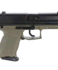 HK P2000 9mm Luger 3.4in Matte Black/Green Pistol – 13+1 Rounds
