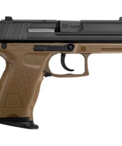 HK P2000 V3 9mm Luger 3.66in FDE Pistol – 10+1 Rounds