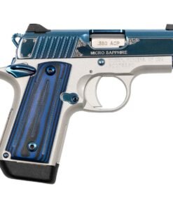 Kimber Micro Sapphire Special Edition 380 Auto (ACP) 2.75in Polished Bright Blue Pistol – 7+1 Rounds