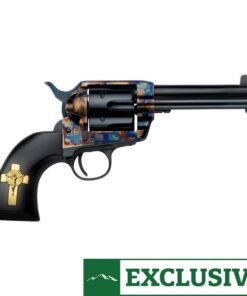 Pietta Great Western II The Hands of God 357 Magnum 4.75in Blued Revolver – 6 Rounds