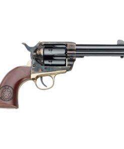 Pietta Great Western ll Marshall 357 Magnum 4.75in Blued/Engraved Walnut Revolver – 6 Rounds