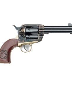 Pietta Great Western ll Marshall  45 (Long) Colt 4.75in Blued/Engraved Walnut Revolver – 6 Rounds