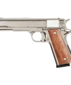 Rock Island Armory M 1911 GI Standard FS 45 Auto (ACP) 5in Nickel Pistol – 8+1 Rounds