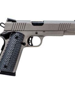 Rock Island Armory M1911-A1 Rock Standard FS 45 Auto (ACP) 5in Gunmetal Gray Cerakote Pistol – 8+1 Rounds – California Compliant