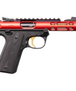 Ruger Mark IV 22 Long Rifle 4.4in Red Pistol – 10+1 Rounds