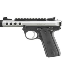Ruger Mark IV 22/45 Lite 22 Long Rifle 4.4in Clear Anodized Aluminum Pistol – 10+1 Rounds