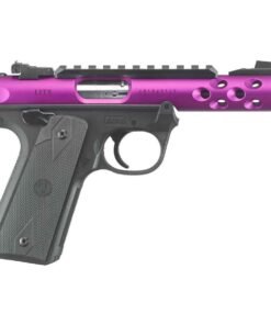 Ruger Mark IV 22/45 Lite 22 Long Rifle 4.4in Magenta Pistol – 10+1 Rounds