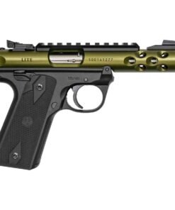 Ruger Mark IV 22/45 Lite 22 Long Rifle 4.4in OD Green Pistol – 10+1 Rounds