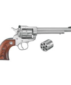 Ruger New Model Single-Six Convertible 22 WMR (22 Mag)/22 Long Rifle 6.5in Stainless Revolver – 6 Rounds
