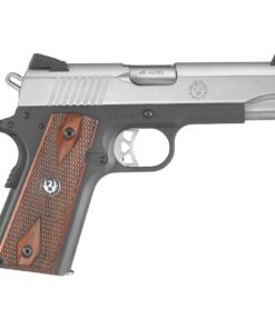 Ruger SR1911 Commander 45 Auto (ACP) 4.25in Low Glare Stainless Pistol – 7+1 Rounds