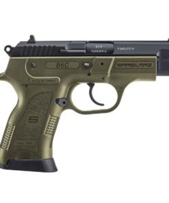 Sar USA B6C 9mm Luger 3.8in OD Green/Black Pistol – 13+1 Rounds