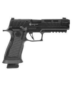 Sig Sauer P320 Spectre Comp Blackout 9mm Luger 4.6in Blackout Cerakote Pistol – 21+1 Rounds