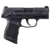 Sig Sauer P365 Manual Safety 9mm Luger 3.1in Black Nitron Pistol – 10+1 Rounds