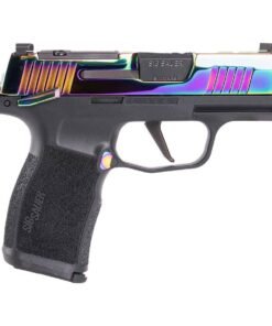 Sig Sauer P365X Rainbow 9mm Luger 3.1in Rainbow Titanium Pistol – 12+1 Rounds
