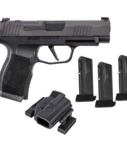 Sig Sauer P365XL TacPac 9mm Luger 3.7in Blackened Steel Pistol – 12+1 Rounds