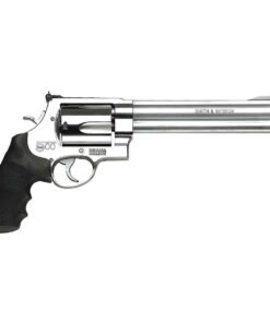 Smith & Wesson Model 500 S&W 8.38in Satin Stainless Revolver – 5 Rounds