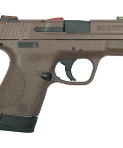 Smith & Wesson M&P 9 Shield Hi Viz 9mm Luger 3.1in FDE Pistol – 8+1 Rounds – California Compliant