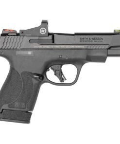 Smith & Wesson M&P 9 Shield Plus 9mm Luger 4in Crimson Trace Red Dot Black Armornite Pistol – 13+1 Rounds