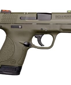 Smith & Wesson Shield 9mm Luger 3.1in OD Green Cerakote Pistol – 8+1 Rounds