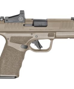 Springfield Armory Hellcat Pro w/Crimson Trace Red Dot 9mm Luger 3.7in Flat Dark Earth Melonite Pistol – 15+1 Rounds