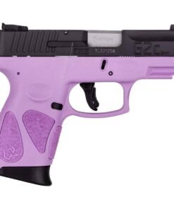 Taurus G2C 9mm Luger 3.25in Black/Light Purple Pistol – 12+1 Rounds