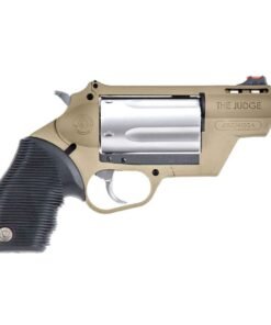 Taurus Judge Public Defender 45 (Long) Colt/410 Gauge Flat Dark Earth Revolver – 5 Rounds