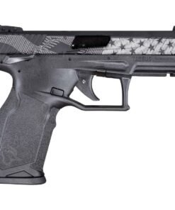 Taurus TX22 22 Long Rifle 4in Black Flag Engraved Pistol – 10+1 Rounds