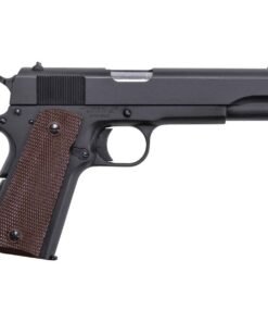 Auto Ordnance Thompson 1911 9mm Luger 5in Matte Black Carbon Steel Pistol – 7+1 Rounds