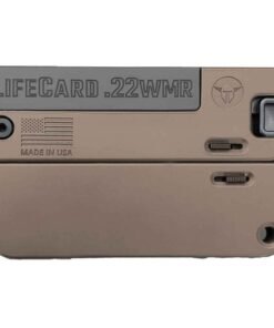 Trailblazer Firearms LifeCard 22 WMR (22 Mag) 2.5in Brown Aluminum Pistol – 1 Round