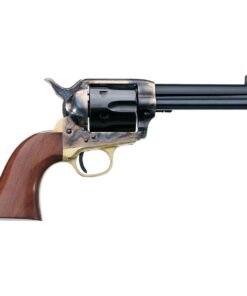 Uberti 1873 Single Action Cattleman Brass 9mm Luger 5.5in Blued Revolver – 6 Rounds